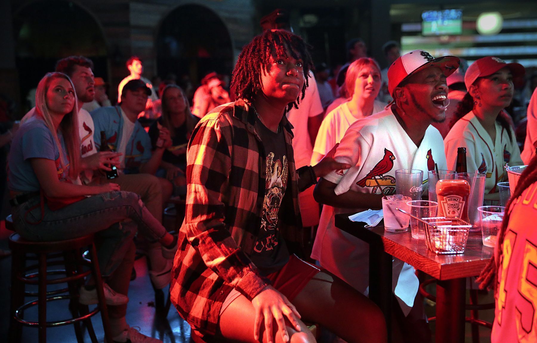 There's a party at Ballpark Village as Cardinals play Wild-Card